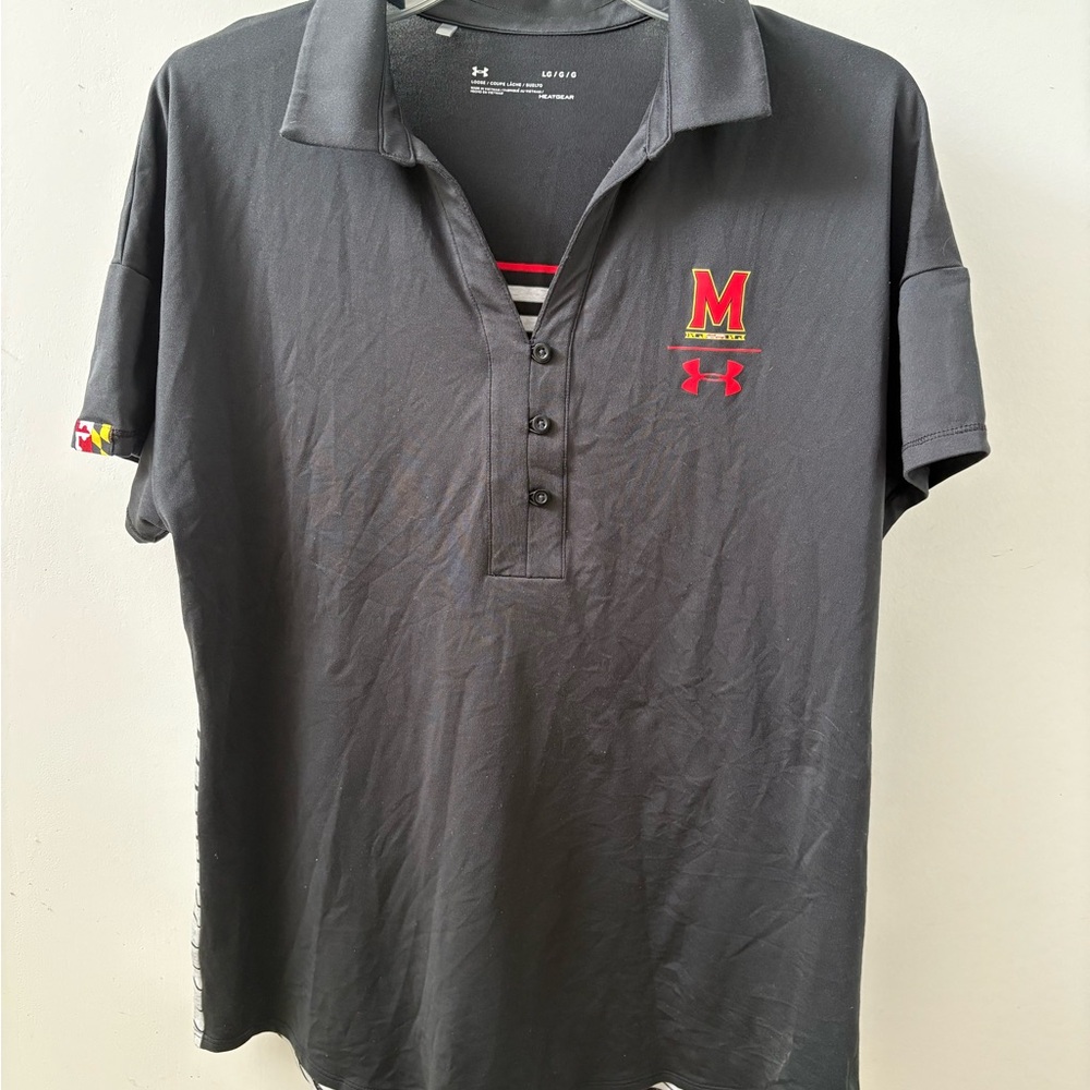 Under Armour Gray Short Sleeve Polo Classic Fit